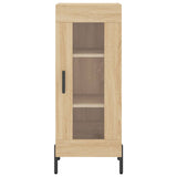 Dressoir 34,5x34x90 cm bewerkt hout sonoma eiken