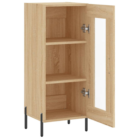 Dressoir 34,5x34x90 cm bewerkt hout sonoma eiken