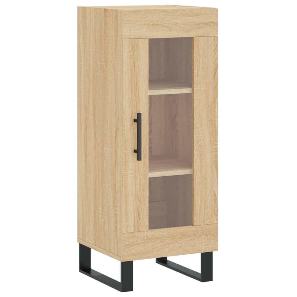 Dressoir 34,5x34x90 cm bewerkt hout sonoma eiken