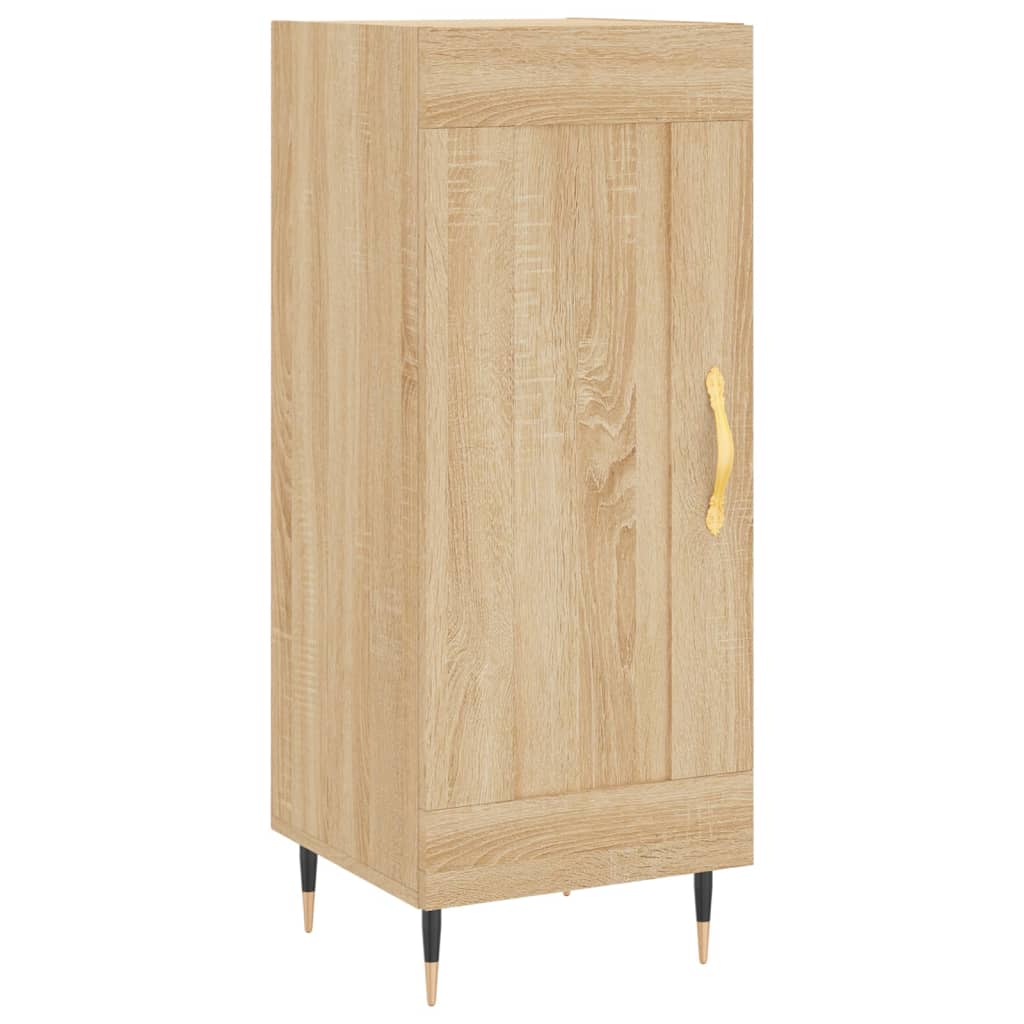 Dressoir 34,5x34x90 cm bewerkt hout sonoma eiken