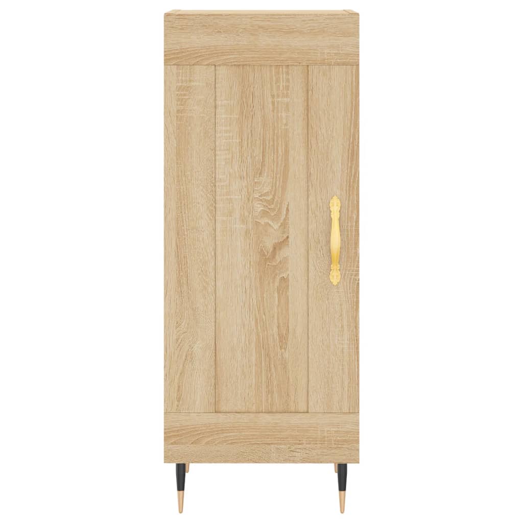 Dressoir 34,5x34x90 cm bewerkt hout sonoma eiken