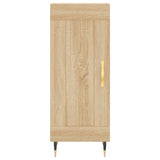 Dressoir 34,5x34x90 cm bewerkt hout sonoma eiken