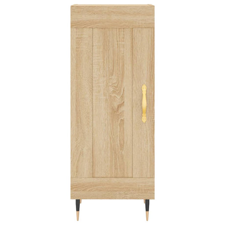 Dressoir 34,5x34x90 cm bewerkt hout sonoma eiken