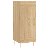 Dressoir 34,5x34x90 cm bewerkt hout sonoma eiken