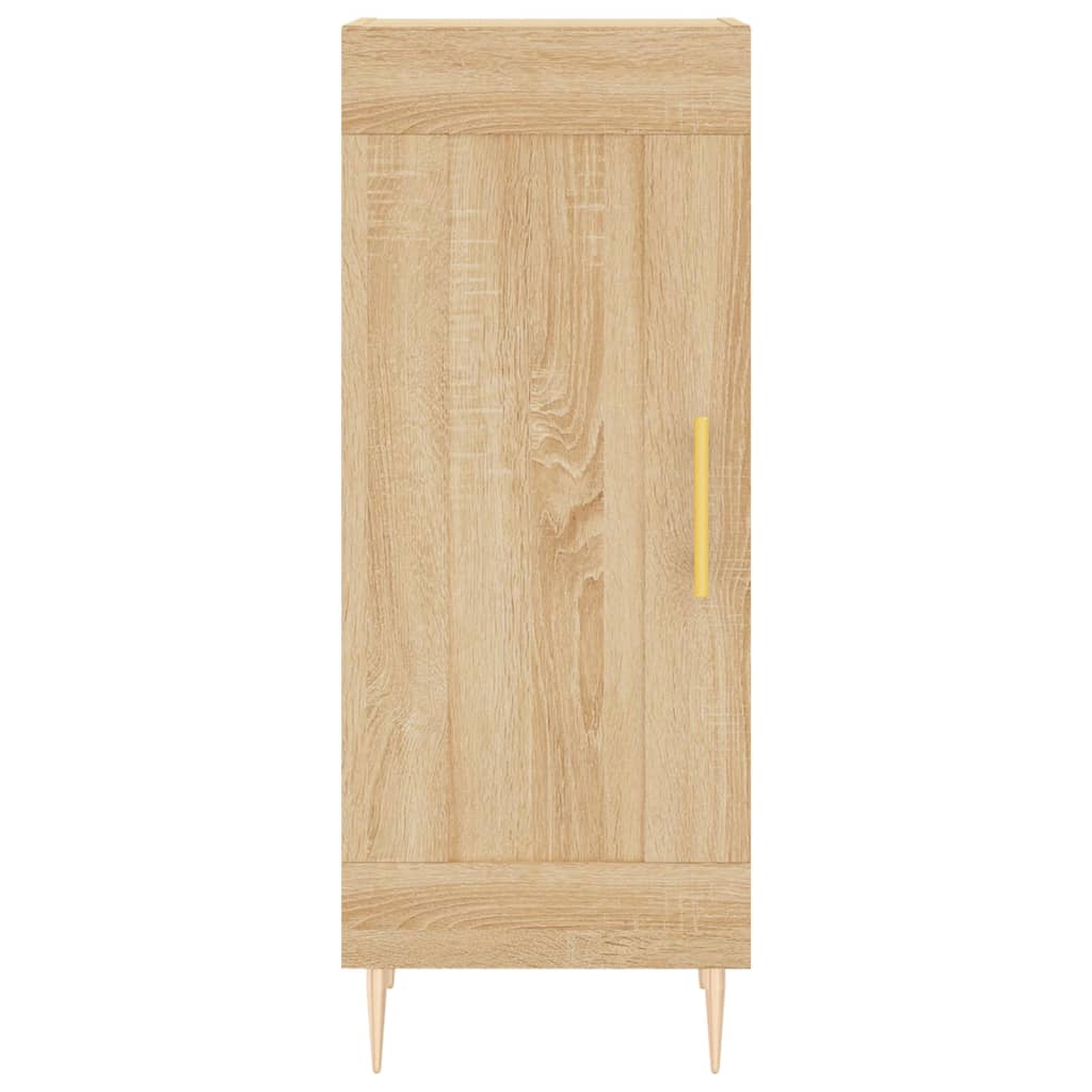 Dressoir 34,5x34x90 cm bewerkt hout sonoma eiken