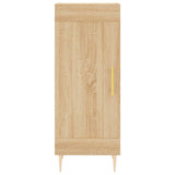 Dressoir 34,5x34x90 cm bewerkt hout sonoma eiken