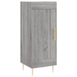 Dressoir 34,5x34x90 cm bewerkt hout grijs sonoma eikenkleurig