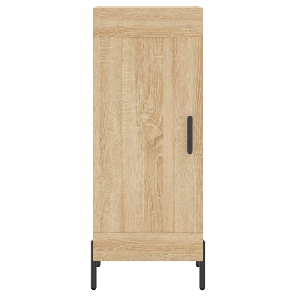 Dressoir 34,5x34x90 cm bewerkt hout sonoma eiken