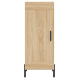 Dressoir 34,5x34x90 cm bewerkt hout sonoma eiken