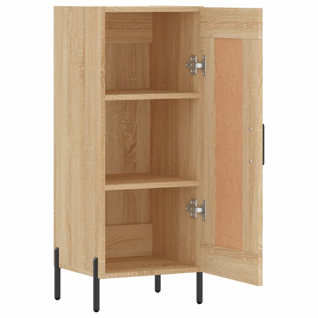 Dressoir 34,5x34x90 cm bewerkt hout sonoma eiken