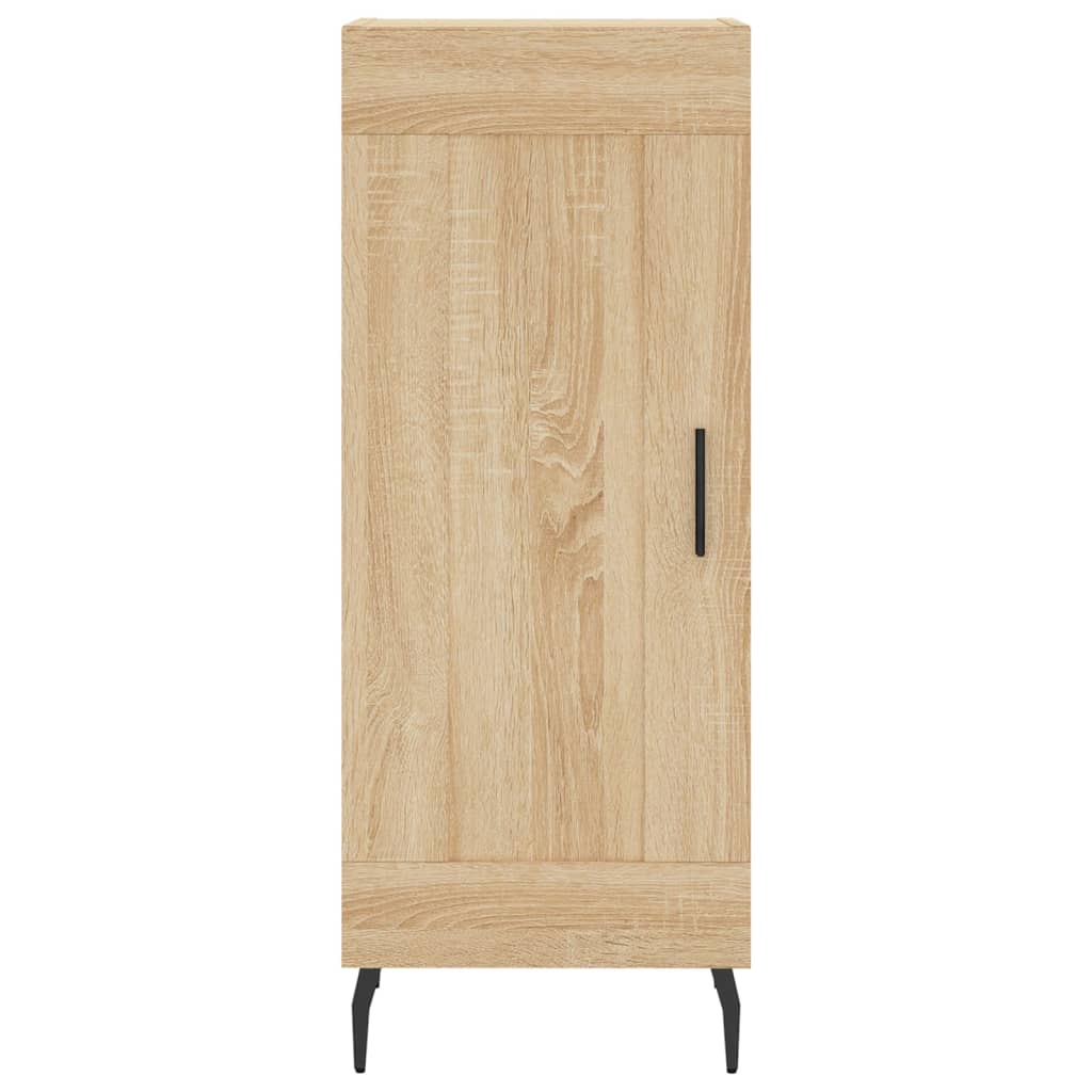 Dressoir 34,5x34x90 cm bewerkt hout sonoma eiken