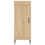 Dressoir 34,5x34x90 cm bewerkt hout sonoma eiken