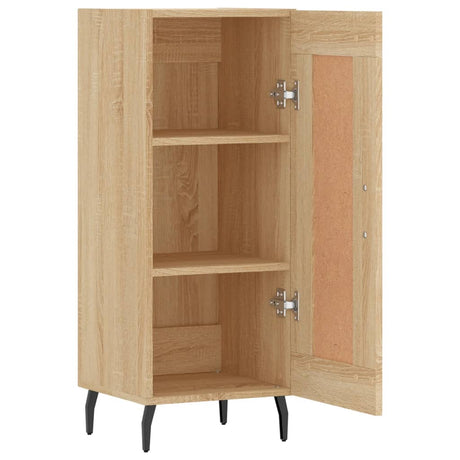 Dressoir 34,5x34x90 cm bewerkt hout sonoma eiken