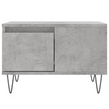 Salontafel 55x55x36,5 cm bewerkt hout betongrijs