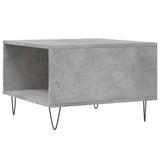 Salontafel 55x55x36,5 cm bewerkt hout betongrijs