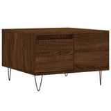 Salontafel 55x55x36,5 cm bewerkt hout bruin eikenkleur
