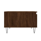 Salontafel 55x55x36,5 cm bewerkt hout bruin eikenkleur