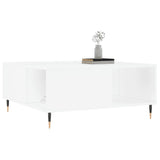 Salontafel 80x80x36,5 cm bewerkt hout wit
