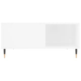 Salontafel 80x80x36,5 cm bewerkt hout wit