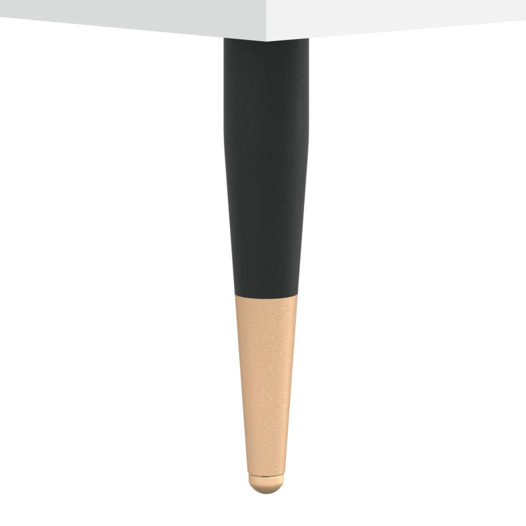 Salontafel 80x80x36,5 cm bewerkt hout wit