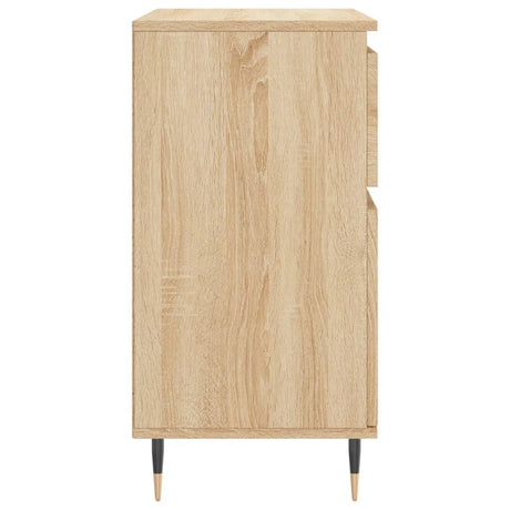 Dressoir 60x35x70 cm bewerkt hout sonoma eikenkleurig