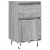 Dressoirs 2 st 40x35x70 cm bewerkt hout grijs sonoma