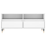 Tv-meubel 100x34,5x44,5 cm bewerkt hout wit