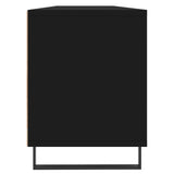 Tv-meubel 150x30x44,5 cm bewerkt hout zwart