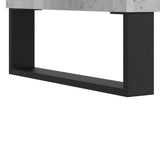 Badkamerkast 30x30x100 cm bewerkt hout betongrijs