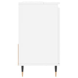 Badkamerkast 65x33x60 cm bewerkt hout wit