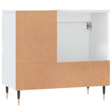Badkamerkast 65x33x60 cm bewerkt hout wit
