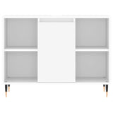 Badkamerkast 80x33x60 cm bewerkt hout wit