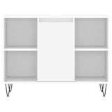 Badkamerkast 80x33x60 cm bewerkt hout wit