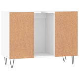 Badkamerkast 80x33x60 cm bewerkt hout wit