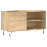 Platenkast 85x38x48 cm bewerkt hout sonoma eikenkleurig