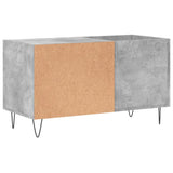 Platenkast 85x38x48 cm bewerkt hout betongrijs