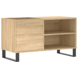 Platenkast 85x38x48 cm bewerkt hout sonoma eikenkleurig