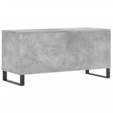 Platenkast 100x38x48 cm bewerkt hout betongrijs