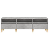 Tv-meubel 150x30x44,5 cm bewerkt hout betongrijs
