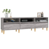 Tv-meubel 150x30x44,5 cm bewerkt hout grijs sonoma eikenkleurig