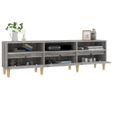 Tv-meubel 150x30x44,5 cm bewerkt hout grijs sonoma eikenkleurig
