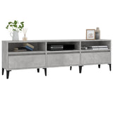 Tv-meubel 150x30x44,5 cm bewerkt hout betongrijs