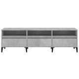 Tv-meubel 150x30x44,5 cm bewerkt hout betongrijs