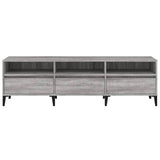 Tv-meubel 150x30x44,5 cm bewerkt hout grijs sonoma eikenkleurig