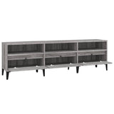 Tv-meubel 150x30x44,5 cm bewerkt hout grijs sonoma eikenkleurig