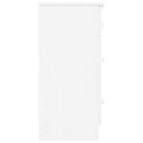 Ladekast ALTA 112x35x73 cm massief grenenhout wit - AllerleiShop