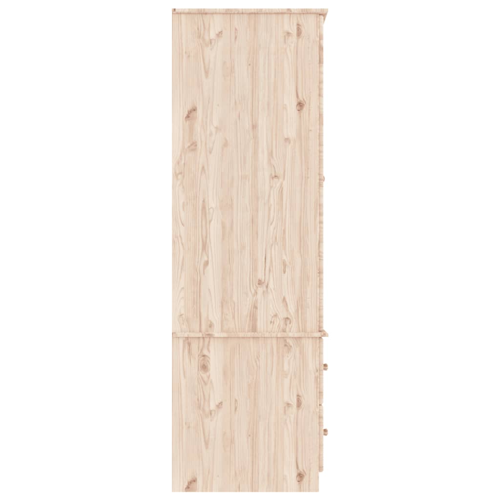 Kledingkast ALTA 90x55x170 cm massief grenenhout - AllerleiShop