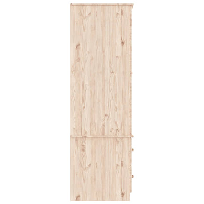 Kledingkast ALTA 90x55x170 cm massief grenenhout - AllerleiShop