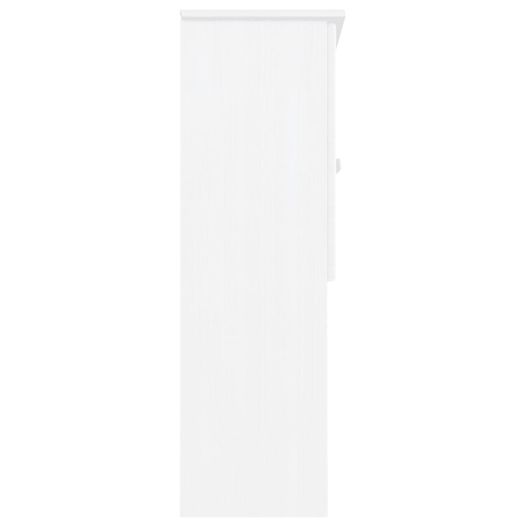 Opzetkast ALTA 77x30x92 cm massief grenenhout wit - AllerleiShop