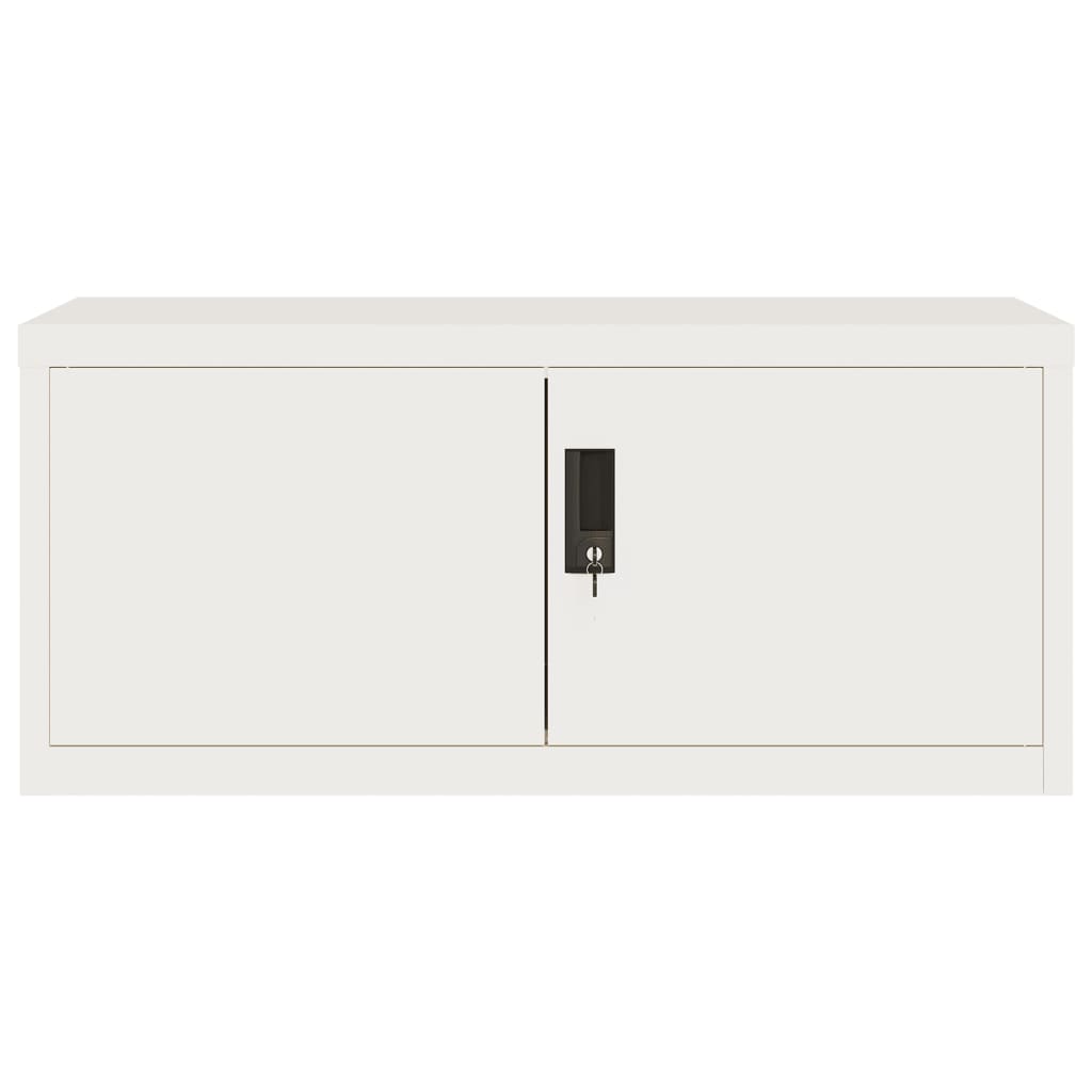 Archiefkast 90x40x40 cm staal wit - AllerleiShop